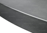 Seibon 09-12 Nissan GTR R35 OEM Dry Carbon Fiber Trunk/Hatch (NO Spoiler Holes) - TL0910NSGTR-OE-DRY