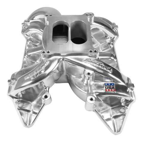 Edelbrock Perf RPM 440 Polished Manifold - 71931