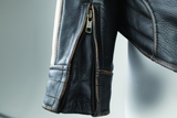 River Road Dame Vintage Leather Jacket Black Womens - Small - 094388
