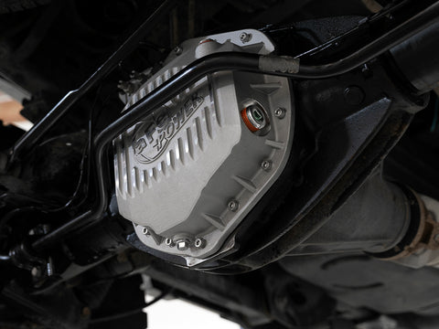 aFe Power Pro Series Rear Differential Cover Raw w/ Machined Fins 14-18 Dodge Ram 2500/3500 - 46-70390