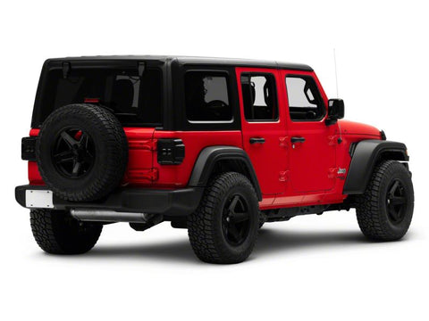 Raxiom 18-23 Jeep Wrangler JL Axial Series Linear LED Tail Lights- Blk Housing (Smoked Lens) - J170483