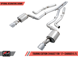 AWE Tuning 2017+ Dodge Charger 5.7L Track Edition Exhaust - Chrome Silver Tips - 3015-32120