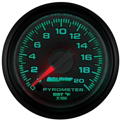 Autometer Factory Match 52.4mm Advanced Digital Stepper Motor 0-2000 Deg F Pyrometer - 8545