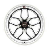 Weld S107 18X7 Laguna 5X114.3 ET00 BS4.00 Gloss Black MIL Dia 78.1 - S10787067400