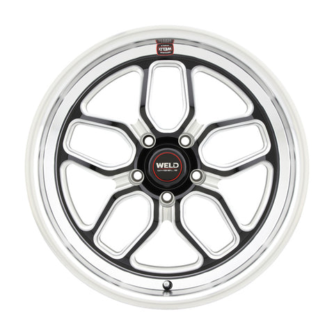 Weld S107 18X7 Laguna 5X114.3 ET00 BS4.00 Gloss Black MIL Dia 78.1 - S10787067400