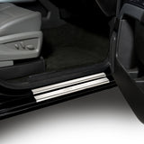 Putco 14-18 Chevy Silv LD - Crew Cab w/ CHEVROLET Etching (8pcs) SS Door Sills - 95173GM-1
