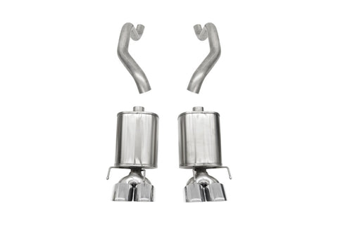 Corsa 2005-2007 Chevrolet Corvette (C6) 6.0L/6.2L Polished Xtreme Axle-Back Exhaust w/4.5in Tips - 21010