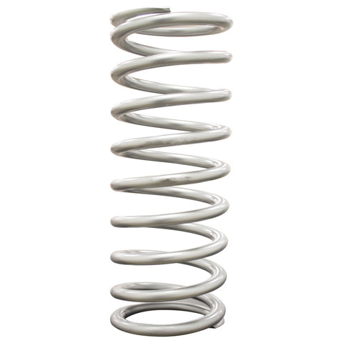 QA1 2-1/2in ID High Travel Spring - 12in Length x 550lbs/in - Silver Powder Coated - 12HT550