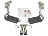 aFe MACHForce-Xp 2in 304 SS Cat-Back Exhaust w/Polished Tips 13-16 Porsche Boxster/Cayman 2.7L/3.4L - 49-36415-P