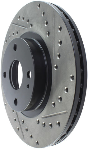 StopTech 01-05 Miata MX-5 Hard Suspension / 04-05 MX-5 MazdaSpeed SportStop Slotted & Drilled Left - 127.45061L