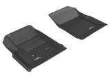 3D MAXpider 2015-2020 Chevrolet/GMC Colorado/Canyon Crew Cab Kagu 1st Row Floormat - Black - L1CH06711509