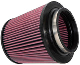 K&N Universal Clamp-On Air Filter 5in Flange ID x 8in Base OD x 6.625in Top OD x 8.625in Height - RU-5294