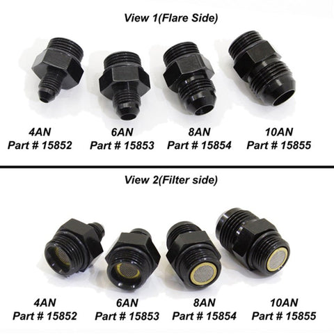 Nitrous Express 8AN to 8AN Orb Filter Fitting for Lightning 375 - 15854
