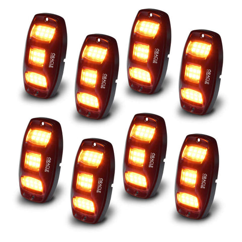 Oracle Underbody RGB+W Wheel Well Rock Light Kit - 8 PCS - ColorSHIFT - 5895-339-8