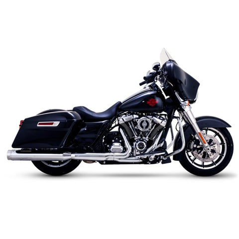 Vance & Hines HD Touring 95-16 Torquer 450 Chrome Slip-On Exhaust - 16673