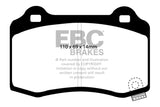 EBC 2018+ Dodge Durango 6.4L SRT Orangestuff Rear Brake Pads - ED91788