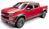 Bushwacker 19-23 Chevrolet Silverado 1500 (Excl. ZR2) Pocket Style Fender Flares 4pc - Smooth Black - 40992-02