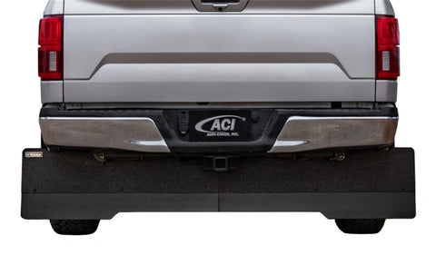 Access Rockstar 2022+ Toyota Tundra (w/ Adjustable Rubber) Black Urethane Finish Full Width Tow Flap - H4050039