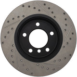 StopTech Power Slot 01-02 BMW Z3 / 03-09 Z4 / 3 Series Front Right Drilled & Slotted Rotor - 127.34048R