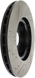 StopTech 04-08 Acura TL (Brembo Caliber) SportStop Slotted &amp; Drilled Left Front Rotor - 127.40062L