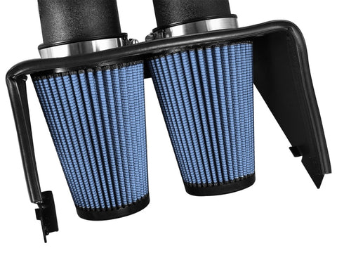 aFe MagnumFORCE Pro 5R Stage-2 XP Intake System 16 Ford F-150 EcoBoost V6-2.7L/3.5L (tt) (Blk) - 54-12642-1B