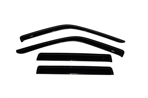 AVS 93-98 Jeep Grand Cherokee Ventvisor Outside Mount Window Deflectors 4pc - Smoke - 94320