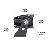 XK Glow Razor Light Bar Auxiliary High Beam Driving No Wire & Switch 20in - XK064020-D