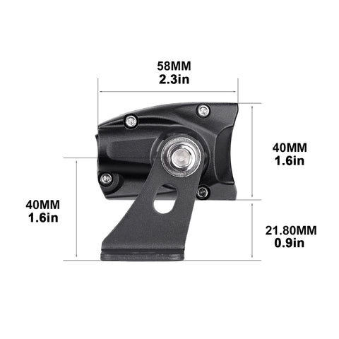 XK Glow Razor Light Bar Auxiliary High Beam Driving No Wire & Switch 20in - XK064020-D