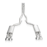 Stainless Works 2020 Ford GT500 Redline Catback H-Pipe Exhaust Factory Connect - Polished Tips - GT500CBHFCR
