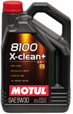 Motul 5L Synthetic Engine Oil 8100 5W30 X-CLEAN Plus - 106377
