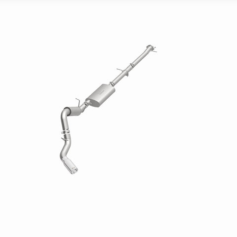 MagnaFlow 2022+ GM 2500/3500HD 6.6L Gas Single Passenger Side Rear Exit Cat-Back Exhaust - 19524