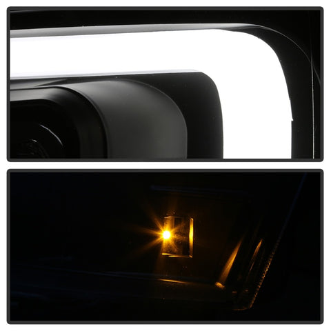 Spyder 07-14 Chevy Suburban/1500/2500/Tahoe V2 Projector Headlights All Blk PRO-YD-CSUB07V2-DRL-BKV2 - 5085986