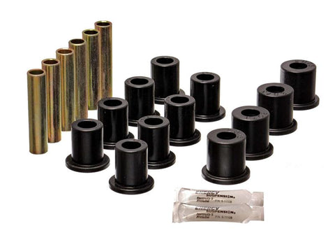 Energy Suspension Ford 4 Wd Front Spring Bushing Set - Black - 4.2119G