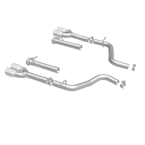 MagnaFlow Axle-Back, SS, 2.5in, Quad Split Rear 3.5in Tip 2015 Dodge Challenger R/T 5.7L - 19210