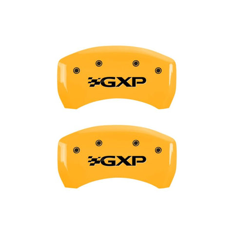 MGP 4 Caliper Covers Engraved Front & Rear MGP Black finish silver ch - 18025SMGPBK