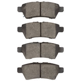 DFC 05-12 Nissan Pathfinder Rear 4000 Hybridynamic Brake Pads - 4000-1101-00