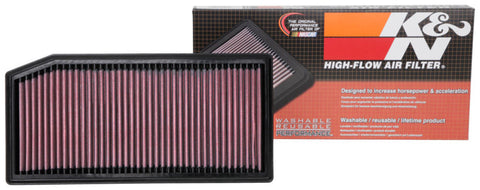 K&N 2019 Mercedes Benz E350 L4-2.0L F/I Replacement Drop In Air Filter - 33-3142
