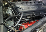 J&L 20-23 Chevrolet Corvette 6.2L LT2 Targa Top Passenger Side Oil Separator 3.0 - Clear Anodize - 3088P-C