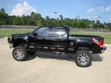 N-Fab Nerf Step 07-13 Chevy-GMC 1500 Crew Cab 5.7ft Bed - Gloss Black - Bed Access - 3in - C07100CC-6