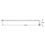 Synergy 07-18 Jeep Wrangler JK/JKU Extended Front/Rear DOT Approved Brake Line Kit - 8066