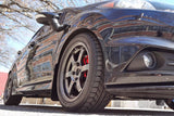 Rally Armor 13-19 USDM Ford Fiesta ST Black UR Mud Flap w/ Red Logo - MF29-UR-BLK/RD