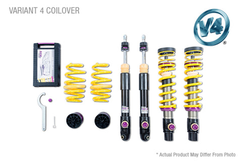 KW Coilover Kit V4 2016+ Mercedes AMG GT/GT S Coupe/Roadster w/o Adaptive Suspension - 3A725080