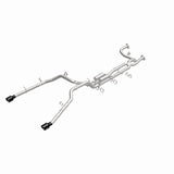 MagnaFlow 2025 Ram 1500 RHO SPEQ Series Black Chrome Cat-Back Performance Exhaust System - 19704