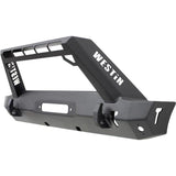 Westin 18-19 Jeep Wrangler JL WJ2 Stubby Front Bumper - Textured Black - 59-80085