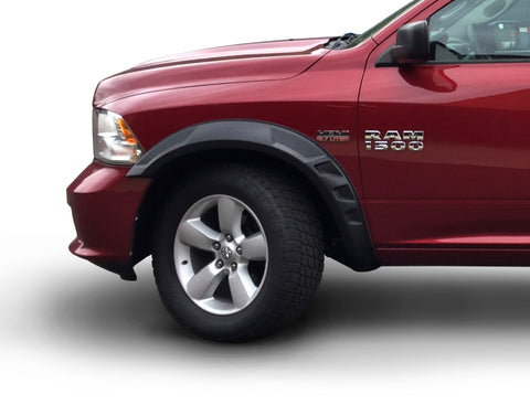 Bushwacker 09-18 Ram 1500 w/ 67.4in Fleetside Bed (Ex. R/T and Rebel) DRT Style Flares 4pc - Black - 50932-02