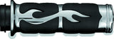 Kuryakyn ISO Flame Grips Metric Chrome - 6261