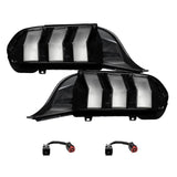 Form Lighting 2024+ Ford Mustang Sequential LED Tail Lights Clear (Pair) - FL0087