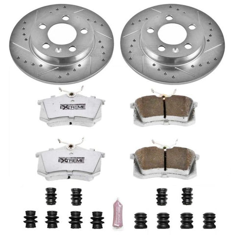 Power Stop 00-06 Audi TT Quattro Rear Z26 Street Warrior Brake Kit - K3093-26
