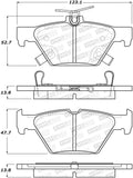 StopTech 16-21 WRX Street Brake Pads - Rear - 308.18080