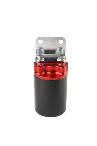 Aeromotive Canister Fuel Filter - 3/8 NPT/100-Micron (Red Housing w/Black Sleeve) - 12319